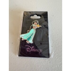 Disney Aladdin Jasmine Pin Magic Lamp Mint‎ Green Dress Collectible New